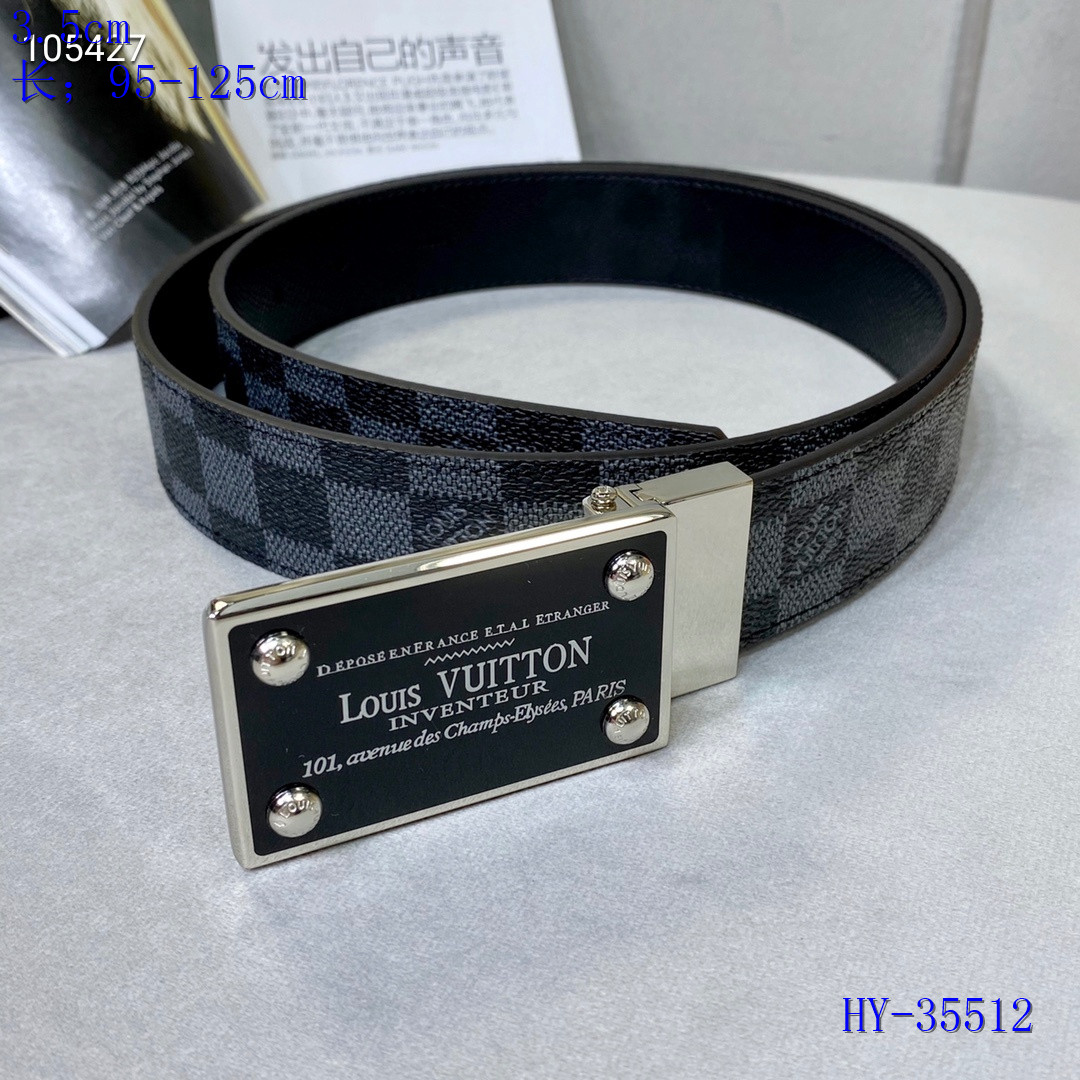 LV Belts 3.5 cm Width 054